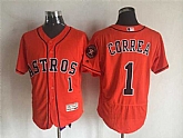 Houston Astros #1 Carlos Correa Orange 2016 Flexbase Collection Stitched Jersey,baseball caps,new era cap wholesale,wholesale hats